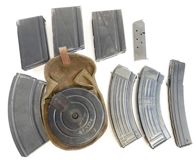 Lot 508 - Collection of rifle and machine gun magazines,...
