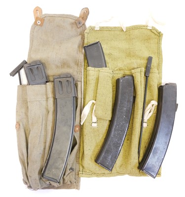 Lot 510 - Two pouches, one containing three PPS-43...