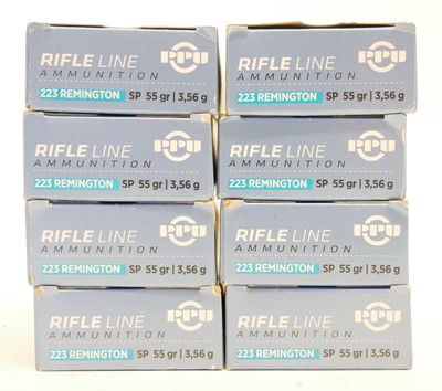 Lot 553 - PPU .223 ammunition, one hundred and sixty...