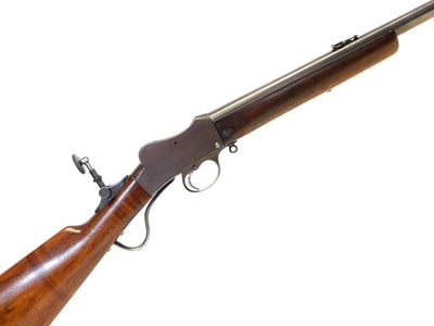 Lot 327 - Greener .22 Martini action take down rifle,...