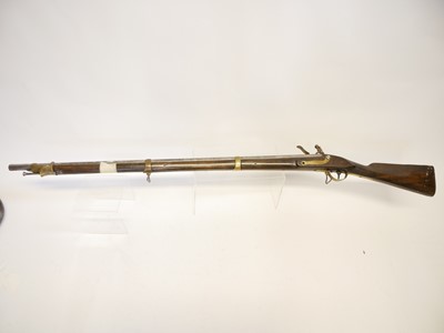 Lot 22 - Potsdam 1809 pattern .750 flintlock musket,...