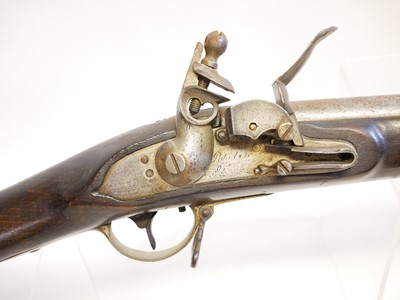 Lot 22 - Potsdam 1809 pattern .750 flintlock musket,...