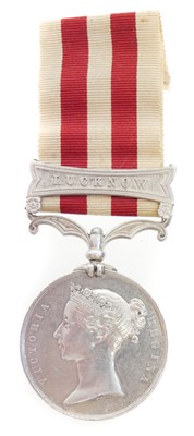 Lot 255 - Indian Mutiny medal (1857-58) with Lucknow...