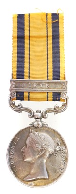 Lot 256 - South Africa Medal 1877-79, with one clasp for...