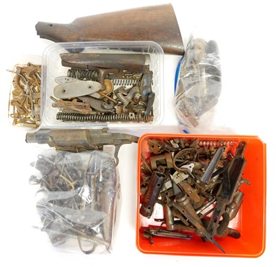 Lot 503 - Large assortment of gun spares, including a...