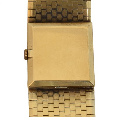 Lot 220 - A 1970s 9ct gold Bueche Girod manual wind wristwatch.