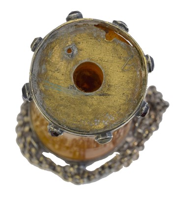 Lot 171 - A late 19th/early 20th century gem-set parasol handle terminal by Child & Child.
