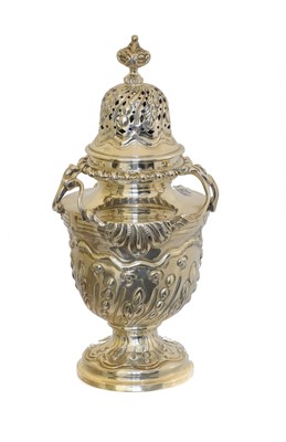 Lot 86 - A Victorian silver sifter.