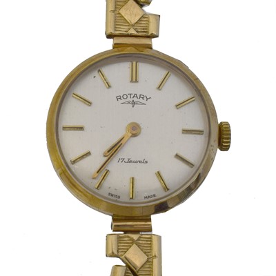 Lot 162 - A 9ct gold Rotary manual wind wristwatch.