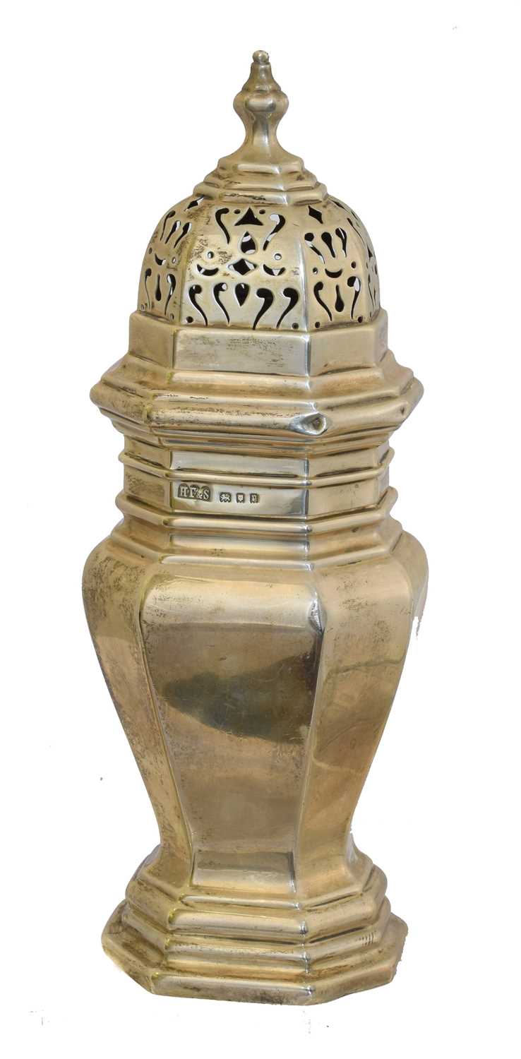 Lot 26 - A Victorian silver sifter.