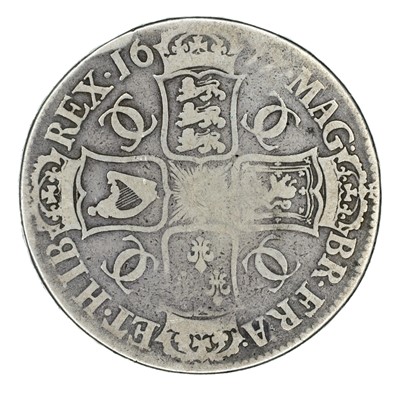 Lot 20 - King Charles II, Crown, 1677 V. NONO.