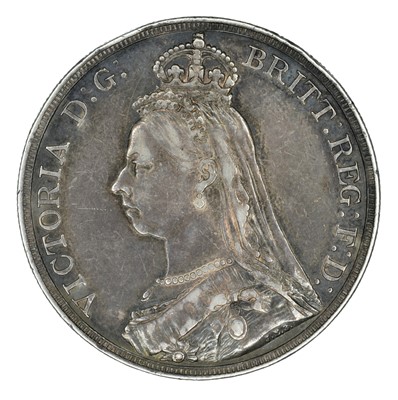 Lot 32 - Queen Victoria, Crown, 1888 wide date.