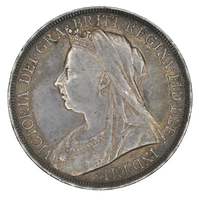 Lot 43 - Queen Victoria, Crown, 1897 LX.