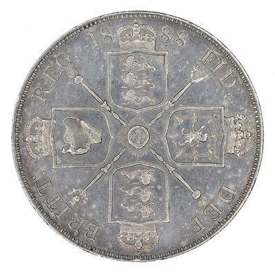 Lot 51 - Queen Victoria, Double-Florin, 1888.
