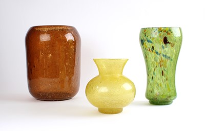 Lot 144 - Three Art Glass Vases