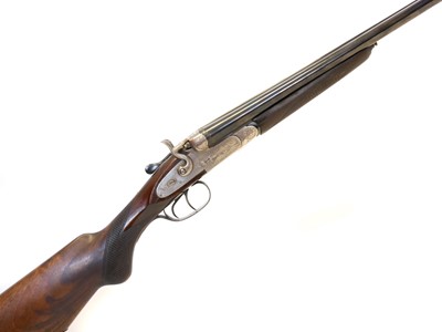 Lot 398 - Italian Umberto 24 bore side by side hammer...