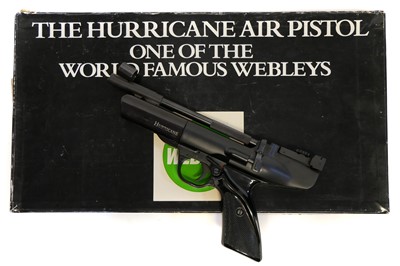 Lot 131 - Boxed Webley Hurricane .22 air pistol, with...