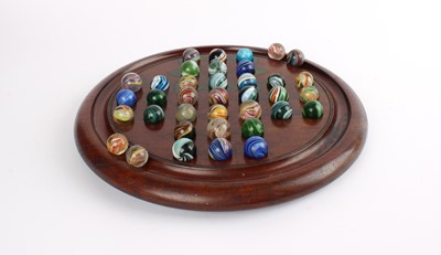 Lot 305 - A Collection of Thirty-Seven Victorian and Later Hand-Blown Glass Marbles