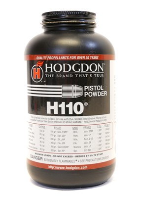 Lot 544 - One tub of Hodgdon H110 smokeless powder 1LB....