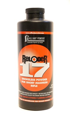 Lot 546 - One tub of Alliant Reloader 17 rifle powder, 1...