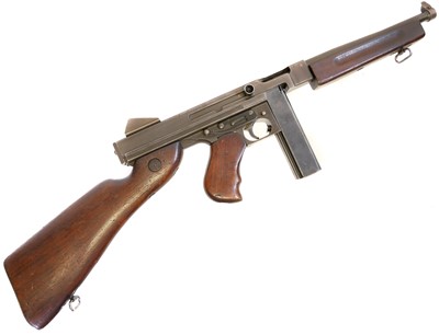 Lot 75 - Deactivated Thompson M1.45 ACP sub machine gun,...