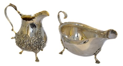 Lot 82 - A Victorian silver jug.