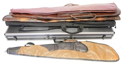 Lot 435 - Collection of good quality gun slips and a...