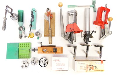 Lot 532 - Large collection of reloading tools, to...