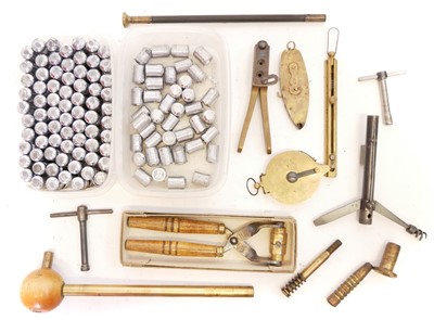 Lot 534 - Collection of modern muzzle loader tools and...