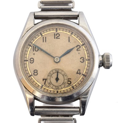Lot 234 - A 1940s stainless steel Rolex Oyster Royal wristwatch, ref. 3121.