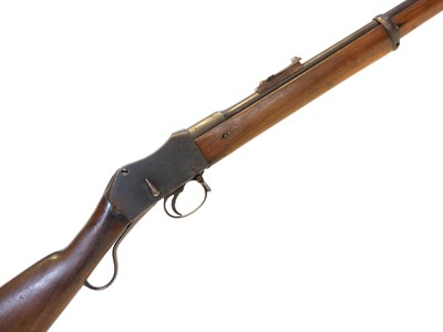 Lot 325 - Greener converted .22lr LSA Martini Henry...