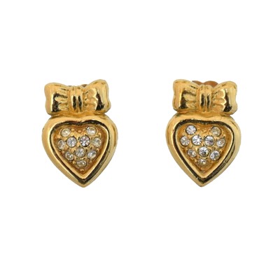 Lot 54 - A pair of Christian Dior clip earrings.