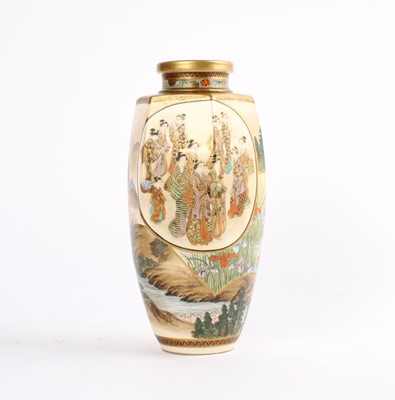 Lot 327 - A Japanese Meiji Period Satsuma Vase by Kizan
