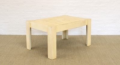 Lot 254 - Brutalist "Geometric" Coffee Table