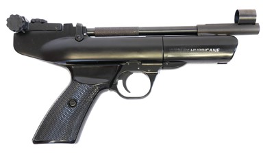Lot 132 - Webley Hurricane .177 air pistol, with 8inch...