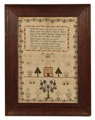 Lot 342 - A George III Sampler by Jane Edwards