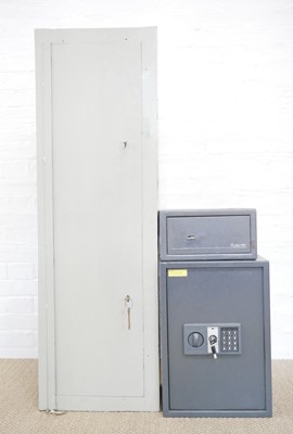 Lot 431 - Two ammunition cabinets, and one tall gun...
