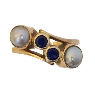 Lot 79 - A gem-set dress ring.