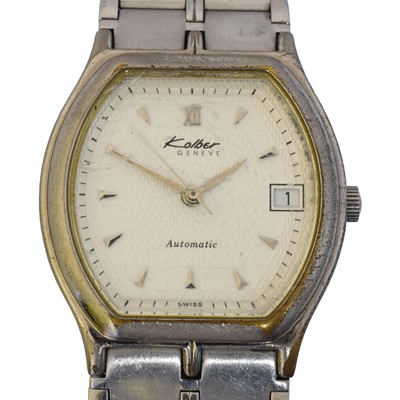 Lot 227 - A stainless steel automatic wristwatch by Klaus Kobec, ref. K9308.