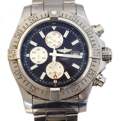 Lot 219 - A Breitling Super Avenger II automatic wristwatch, ref. A1337111/BC29.