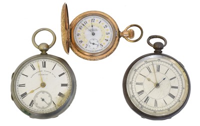 Lot 172 - Three pocket watches.
