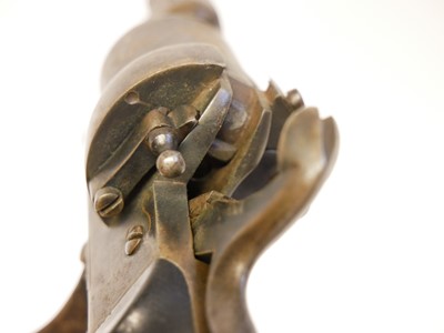 Lot 15 - Belgian 7mm pinfire revolver, with decorative...