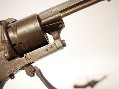 Lot 16 - Three Belgian pinfire revolvers, with 3, 2.75...