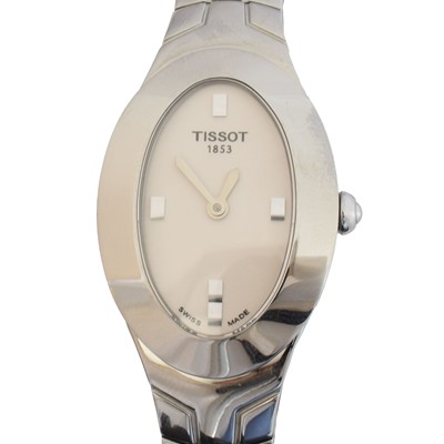 Lot 242 - A Tissot stainless steel 'T-Trend' quartz wristwatch, ref. L720.