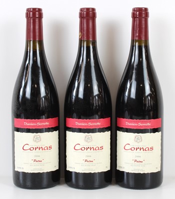 Lot 158 - 3 Bottles Cornas ‘Patou’ Domaine Dumien Serrette 2006