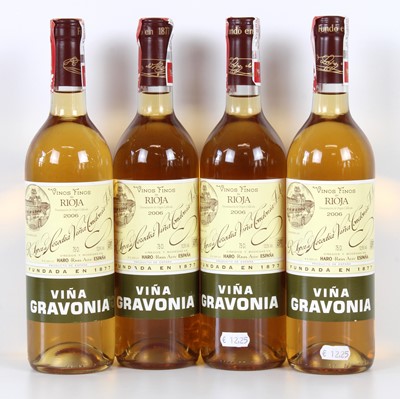 Lot 186 - 4 Bottles Rioja R.Lopez de Heredia Vina Tondonia ‘Gravonia’ Rioja Blanco 2006