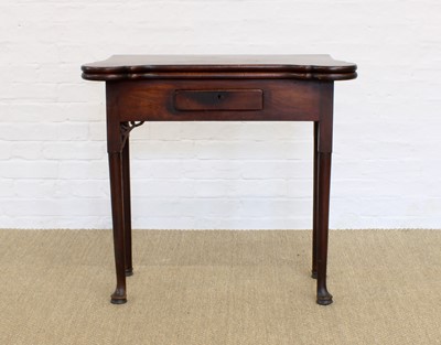 Lot 141 - A Late George II or Early George III Mahogany Card Table