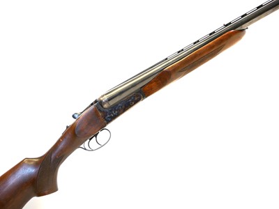 Lot 389 - The Basque 10 bore side by side shotgun,...