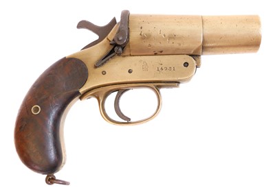 Lot 212 - Webley and Scott MkIII 1" flare or signal...