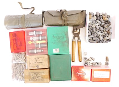 Lot 520 - Collection of reloading equipment and...